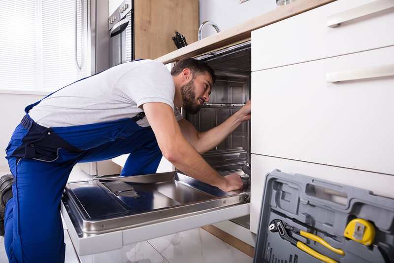 تمیز نشستن ماشین ظرفشویی و نحوه ی تعمیر آن